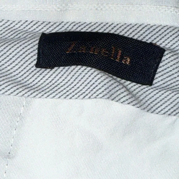 Zanella Curtis Wool Blend Dress Pants Size 36 Made in Italy Gray Tailored - Picture 10 of 11